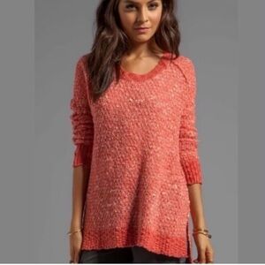Free People Women’s Coral Knit Scoopneck Sweater